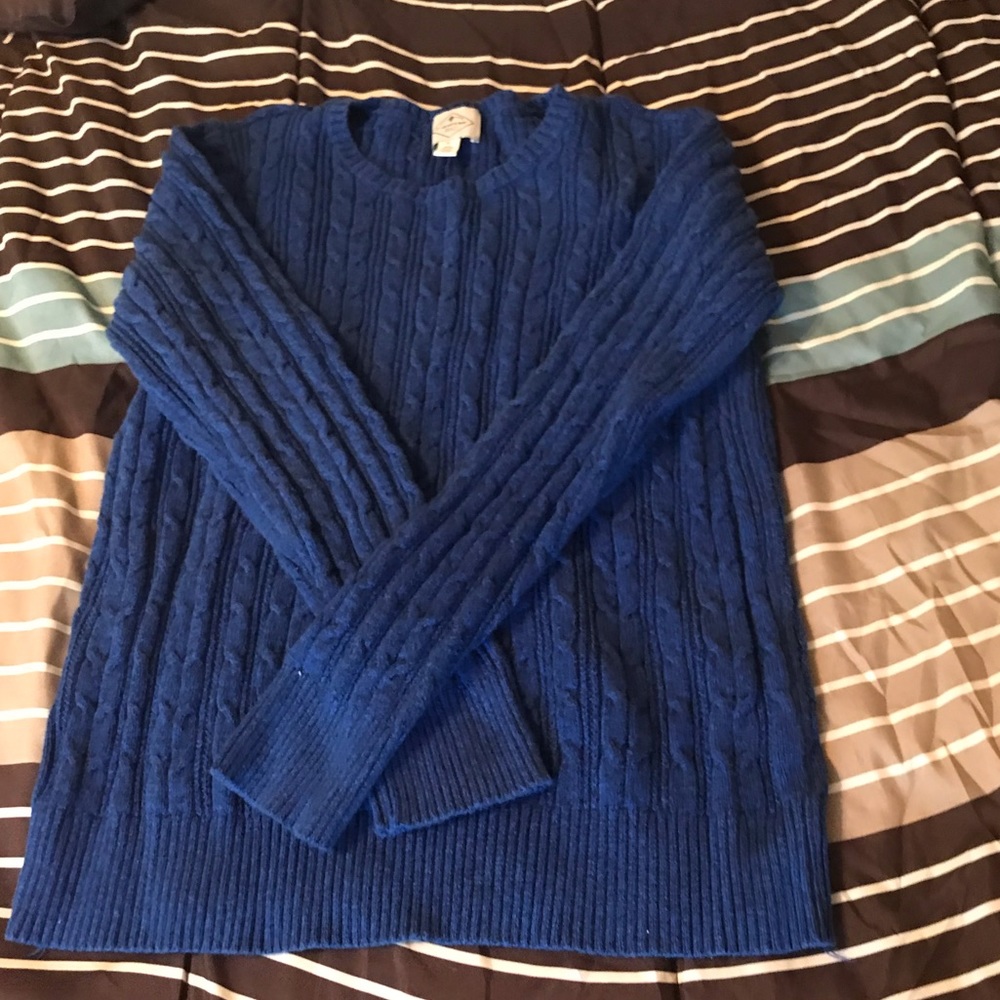 Blue sweater from St. John’s Bay